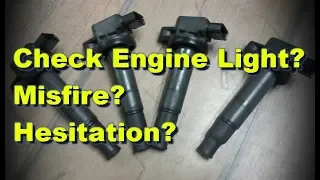 How to Diagnose a Faulty Coil Pack in UNDER 2 minutes, with no scan tools! & Check Engine Light
