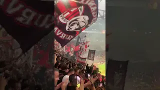 MILAN-INTER 3-2 FISCHIO DI FINE PARTITA DALLA CURVA SUD 03/09/22