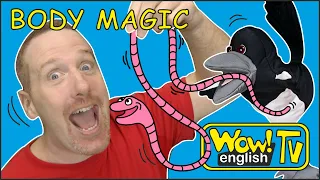 Body Magic Story for Kids from Steve and Maggie | Learn with Maggie and Wow English TV