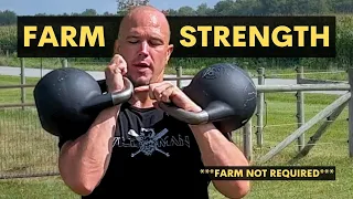 How to build monster strength in the city - Kettlebell 62 Double Clean