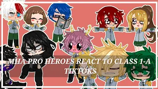 MHA Pro Heroes react to Class 1-A tiktoks|| M E R C U R Y