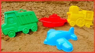 Aprende los colores con moldes de barro. Videos educativos. Vídeos divertidos para niños.