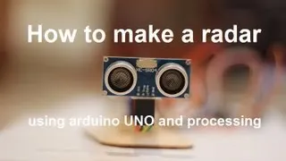 How to make a radar using arduino UNO and processing