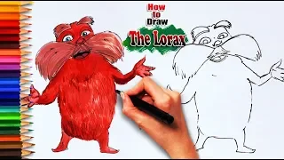 How to Draw The Lorax | The Lorax drawing | Easy drawing