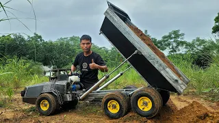 how to make dump truck, full video | rc action homemade