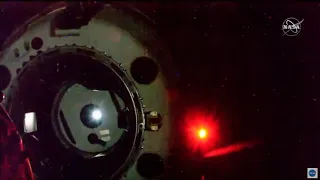 CRS-23 Cargo Dragon undocking from the ISS