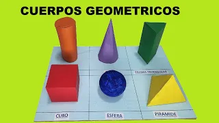 Como Hacer una Maqueta de los Cuerpos Geometricos