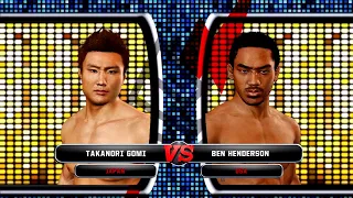 UFC Undisputed 3 Gameplay Ben Henderson vs Takanori Gomi (Pride)