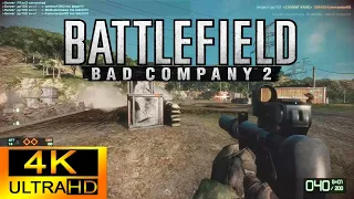 Battlefield: Bad Company 2 Multiplayer Gameplay - Valparaiso Rush | 4K 60FPS