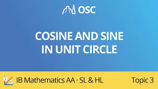 Cosine and sine in unit circle [IB Maths AA SL/HL]