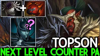 TOPSON [Troll warlord] Next Level Counter PA with Genius Build Dota 2