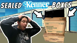 Opening 30 year old Kenner Toy Boxes! Storage Unit Toy Hunt