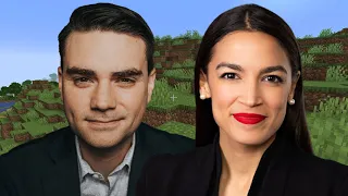 Ben Shapiro and AOC play Minecraft together