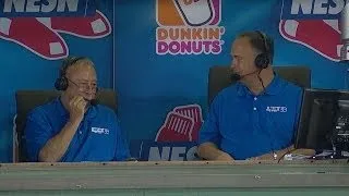 Jerry Remy loses a tooth on air