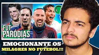 REAGINDO AS MAIORES SUPERAÇÕES DO FUTEBOL pt. 2 | Paródia Amor e Fé - Hungria Hip Hop - FutParódias