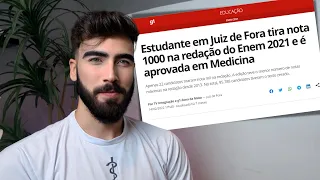 LENDO A REDAÇÃO NOTA 1000 DO ENEM QUE USOU O MEU MODELO PRONTO