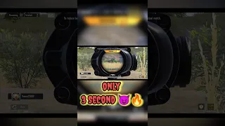 3 second Squad wipe 😳😳 //Fastest Clutch Ever 🔥🔥 #shorts #pubgmobile #bgmi #pubg  #viral