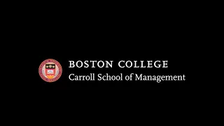 Boston College Part-Time MBA Information Session: October 12, 2022