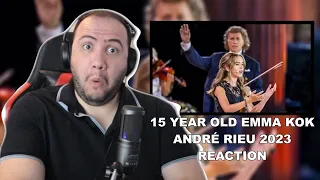 AMAZING 15 Year Old Dutch Emma Kok Sings Voilà – André Rieu, Maastricht 2023 - TEACHER PAUL REACTS