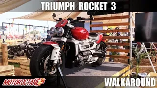 World's Most Powerful Bike in India - Triumph Rocket 3 R Walkaround | Hindi | MotorOctane
