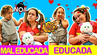 Tipos de Crianças (Educada VS Mal Educada) - Família MC Divertida