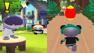 TAG WITH RYAN GALACTIC RYAN VS SPY ROBO PANDA EGG SURPRISE WATER DOWN UPDATE GAMEPLAY