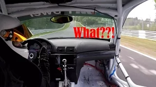 Door blows off in 280kph at the Nürburgring Nordschleife