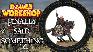 They FINALLY said something! ~ Games Workshop Middle Earth Announcement