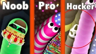 Slither.io © Noob vs Pro vs Hacker 1.0 ✓