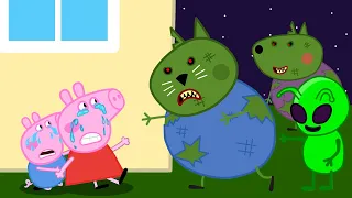 Zombie Apocalypse, Alien Zombies Appear At Peppa Pig City🧟‍♀️ | Peppa Pig Funny Animation