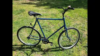 Blue Graveler Klunker Bike Build