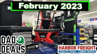 Top Deals at Harbor Freight Tools in February 2023 | Giant Liquidation Sale! | Dad Deals