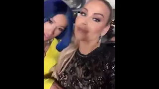 Sasha Banks Natalya Walk Backstage