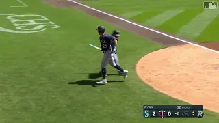 Dylan Moore hits 2 HOMERS vs Twins!