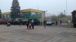 ВЫСТАВКА ВОЕННОЙ ТЕХНИКИ ПГТ. ВЕЛИКАЯ НОВОСЁЛКА  14.10.2019.