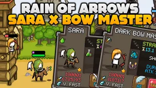 RAIN OF ARROWS! Sara and Dark Bow Master's STRAFE 🏹 | GROW CASTLE