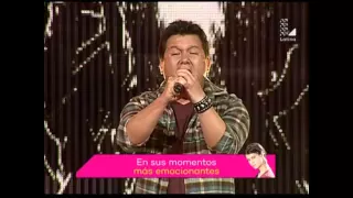 Franco Cáceres canta "Like a stone" | Audiciones a ciegas | La Voz Perú 2015