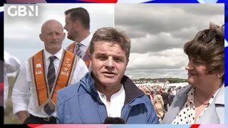 The Twelfth | Arlene Foster & Dougie Beattie take in Rossnowlagh's parade in Donegal