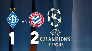 Extended Highlight bayern munich 2 - 1 Dynamo Kyiv UEFA Champions league