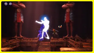 Pit of Eternals Sands Two Big Statues Puzzle Solution in Prince of Persia The Lost Crown