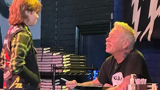 James Hetfield Book signing in Detroit, MI 11-11-2023