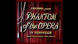 AMC Feature Presentation open/close of "Phantom of the Opera" w/Bob Dorian & starring Claude rains..