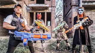 LTT Films : Captain S.E.A.L X Nerf Guns Fight Crime Group Grakk Mask Famous Sniper