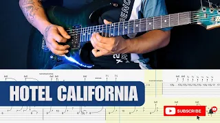 Eagles - Hotel California Guitar Solo Lesson With Guitar Tab