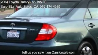 2004 Toyota Camry LE for sale in ROSEVILLE, CA 95678 at Euro