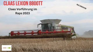 Neuer Claas Lexion 8800TT / 13,80m Vorführung 4K