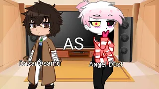 [REUPLOAD] BSD react to Dazai as Angel Dust (BSDxHH)