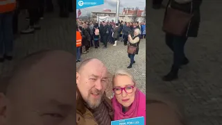 Predseda NK/NEKA Ing. Rudolf Huliak na proteste ZMOS | 22. 2. 2023