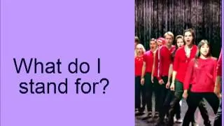 Glee Some Nights with lyrics