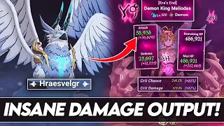 *NEW* DEMON KING MELIODAS ACTUALLY MAKES BIRD DEMONIC BEAST EASY!!! (PvE Showcase) 7DS Grand Cross